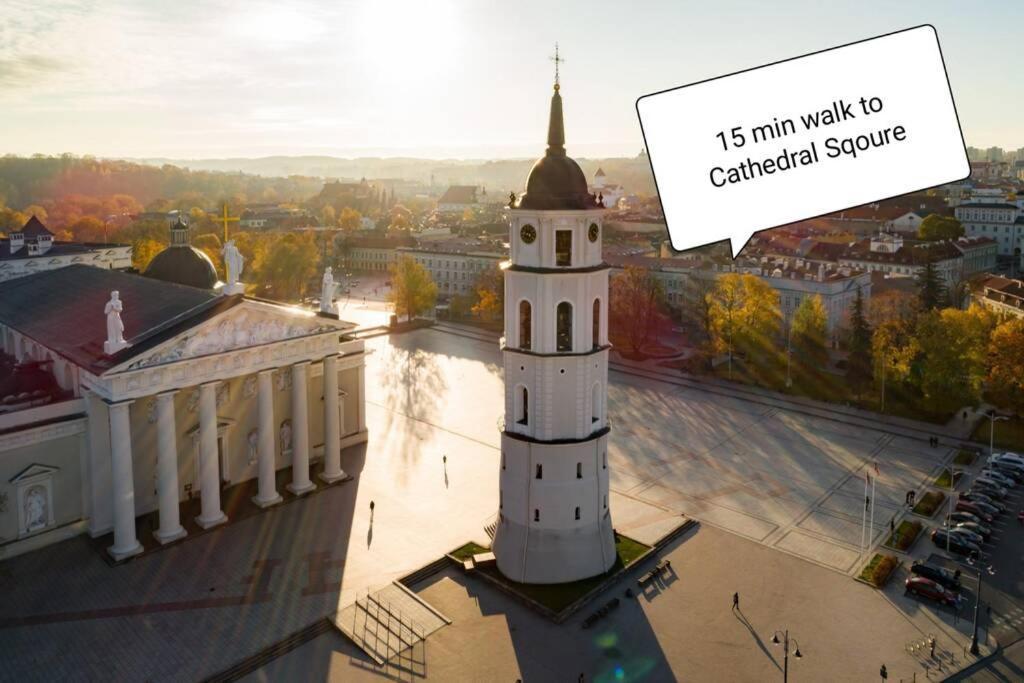9Th Floor Amazing View Central Studio Apartment Вильнюс Экстерьер фото
